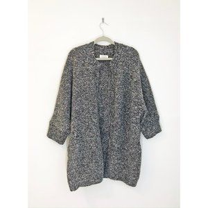 TOAST WOOL OPEN CARDIGAN